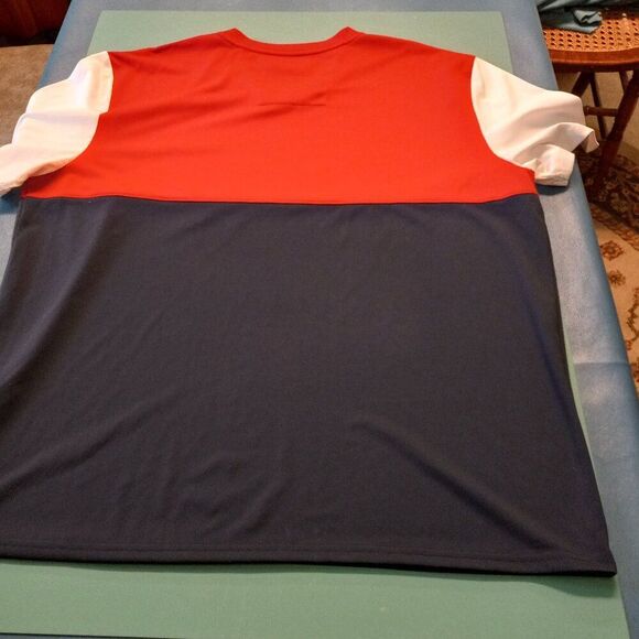 Nautica Block Color V Neck Mens XXL Short Sleeve Shirt - Picture 6 of 6